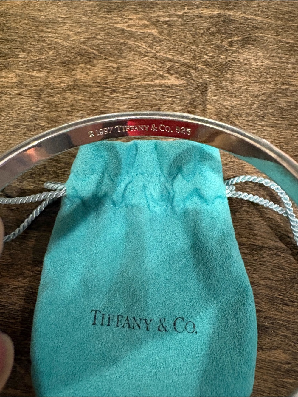 Tiffany & Co. Sterling Silver Bangle Bracelet - Picture 3 of 3